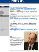 Cronicas Economicas Uruguayan Newspaper