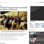 El Universal English Edition Venezuela Newspaper