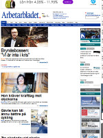 Arbetarbladet  Sweden Newspaper