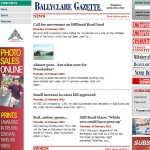 Ballyclare Gazette Newspaper Northern Ireland