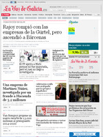 La Voz de Galicia Newspaper Spain