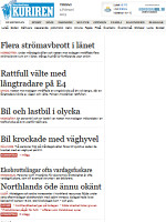 Norrbottens Kuriren Sweden Newspaper