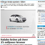 Sala Allehanda Sweden Newspaper