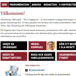 Skaraborgs Läns Allehanda Sweden Newspaper